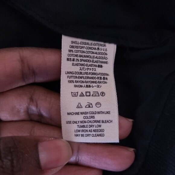 Free People Byron Black Corduroy Blazer Jacket S - Picture 5 of 8